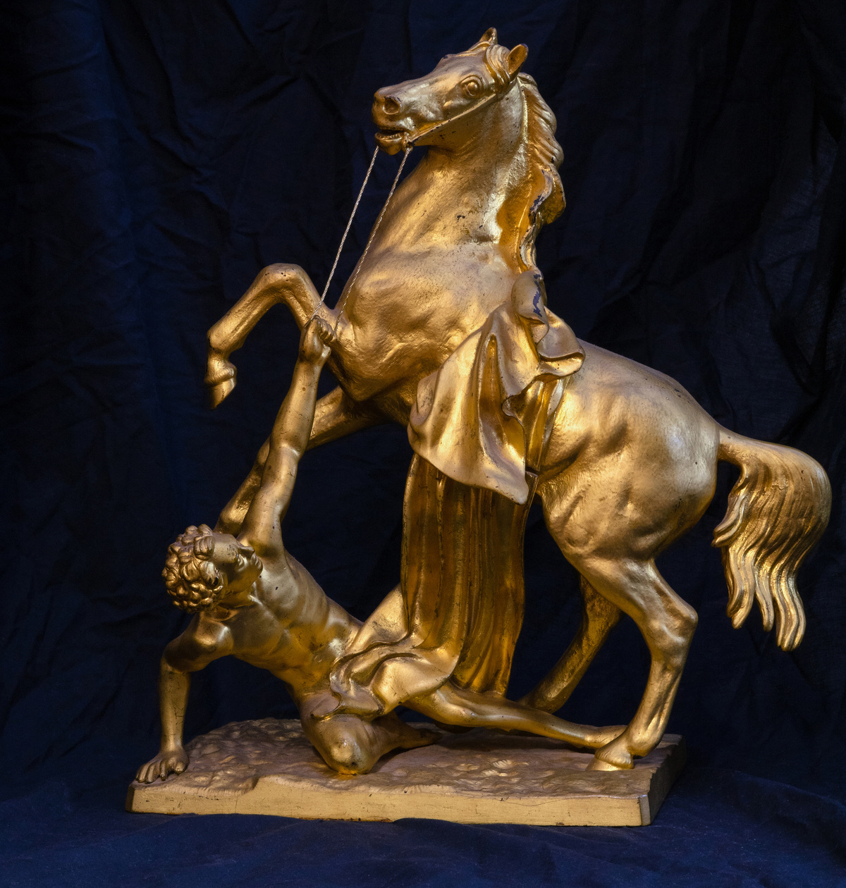 Gold Statue of a Man